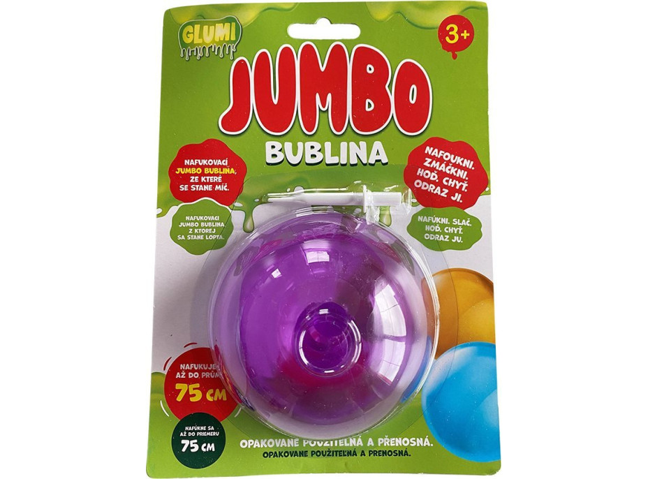Jumbo bublina 75 cm 1ks (mix)