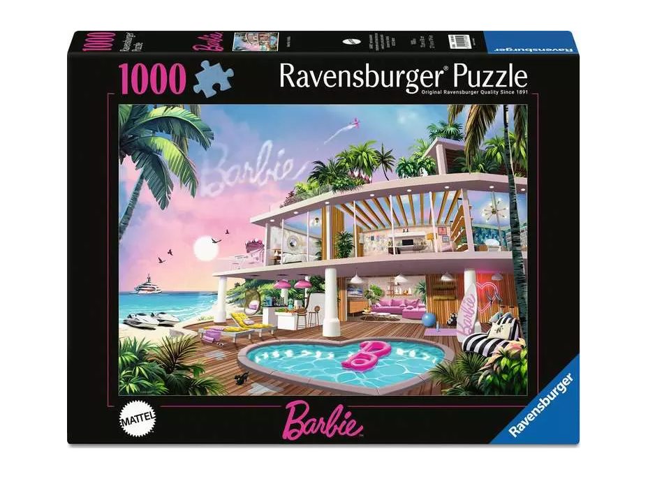 RAVENSBURGER Puzzle Barbie 1000 dílků