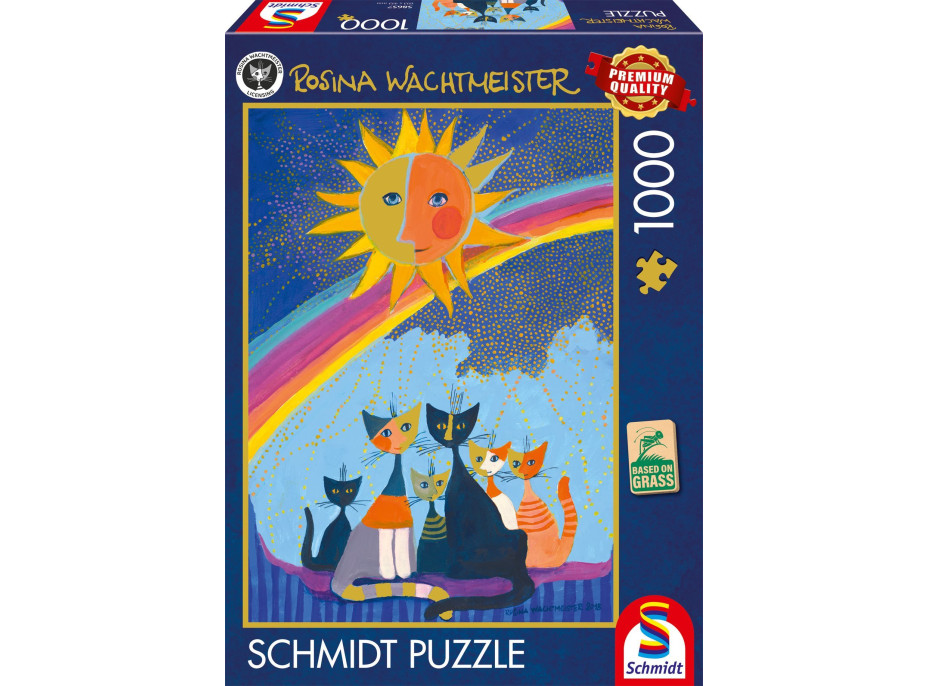 SCHMIDT Puzzle Ve zlatém dešti 1000 dílků