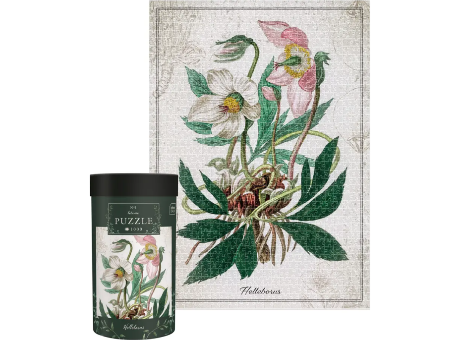 INTERDRUK Puzzle Botanic: Čemeřice 1000 dílků