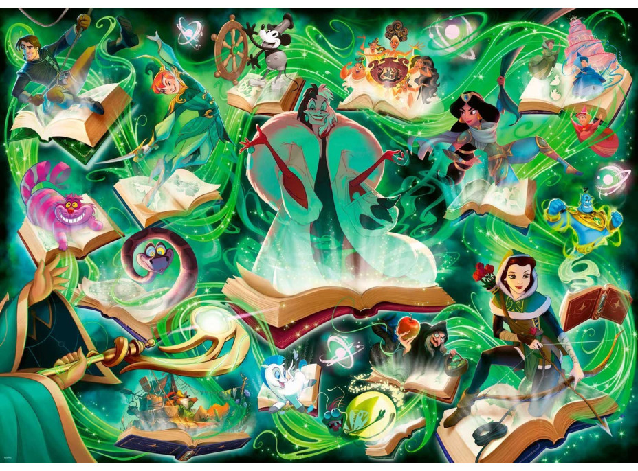 RAVENSBURGER Puzzle Disney Lorcana - Glimmers of the Realm: Smaragd 1000 dílků