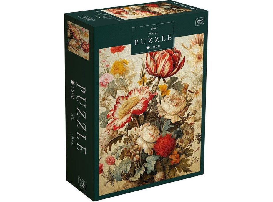 INTERDRUK Puzzle Flowers 6: Kytice 1000 dílků