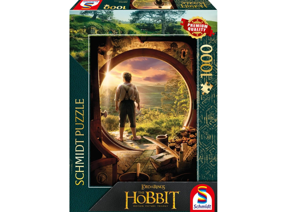 SCHMIDT Puzzle Hobit: Opuštění Bag End 1000 dílků