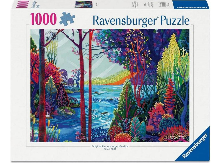 RAVENSBURGER Puzzle Indigový les 1000 dílků