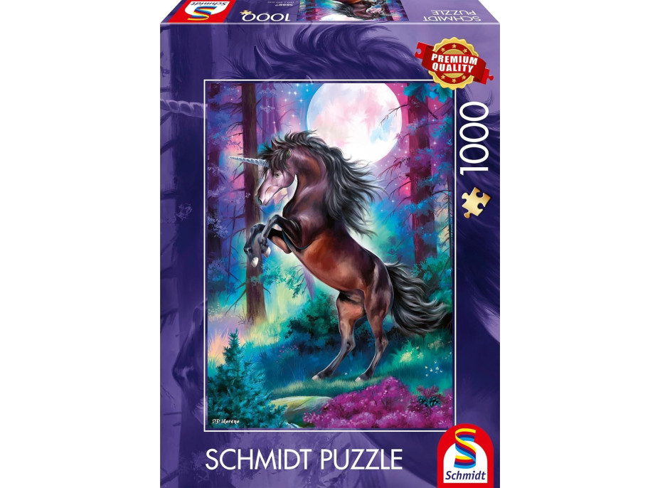SCHMIDT Puzzle Jednorožec při úplňku 1000 dílků