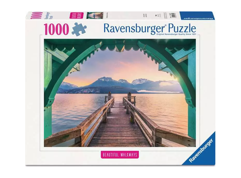RAVENSBURGER Puzzle Jezero Annecy 1000 dílků