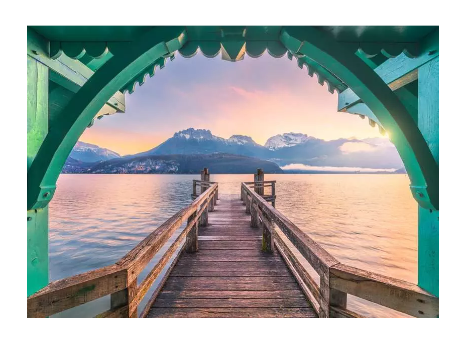 RAVENSBURGER Puzzle Jezero Annecy 1000 dílků