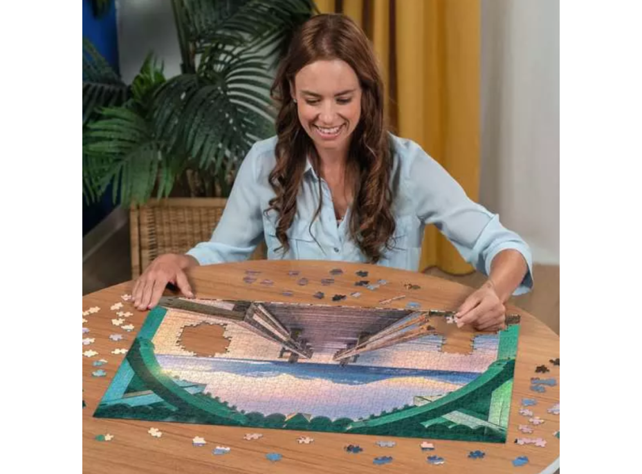 RAVENSBURGER Puzzle Jezero Annecy 1000 dílků