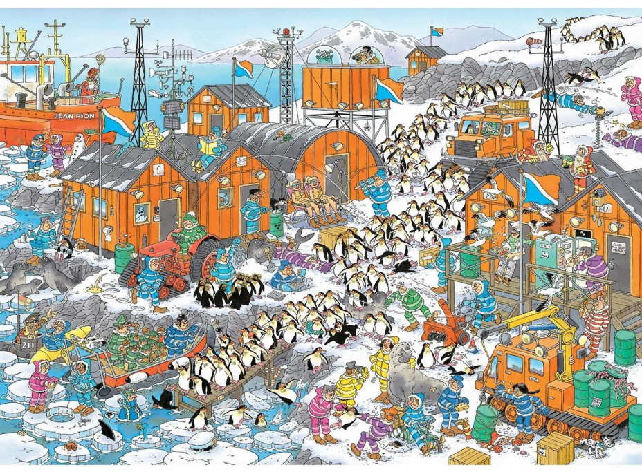 JUMBO Puzzle JvH Expedice na Jižní pól 1000 dílků