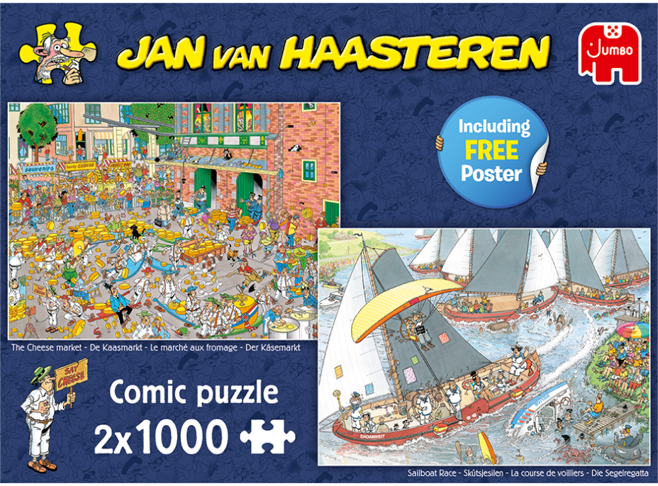 JUMBO Puzzle JvH Holandské tradice 2x1000 dílků