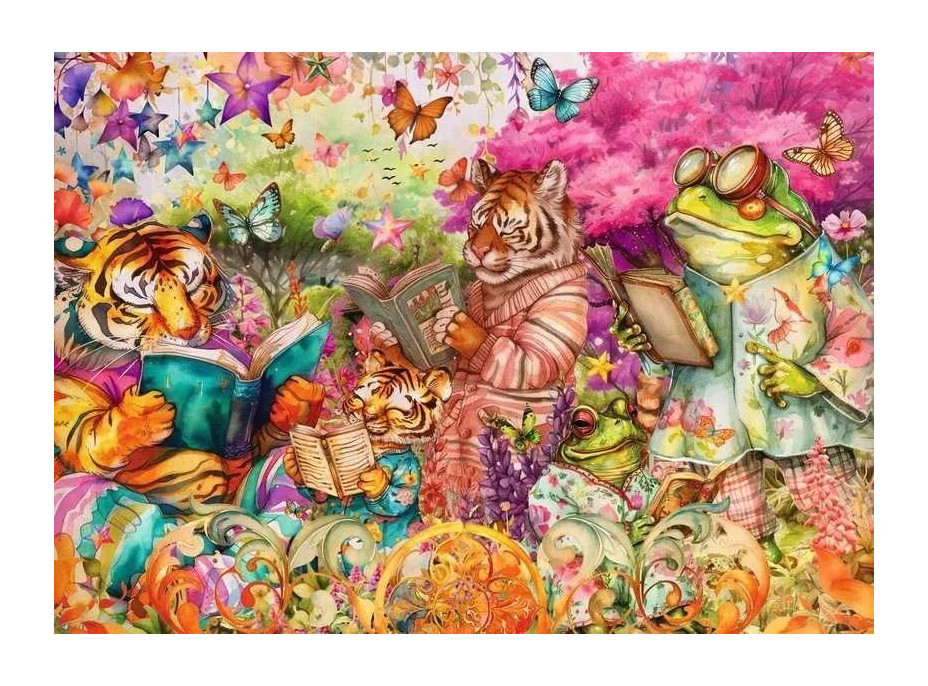 RAVENSBURGER Puzzle Knižní klub 1000 dílků