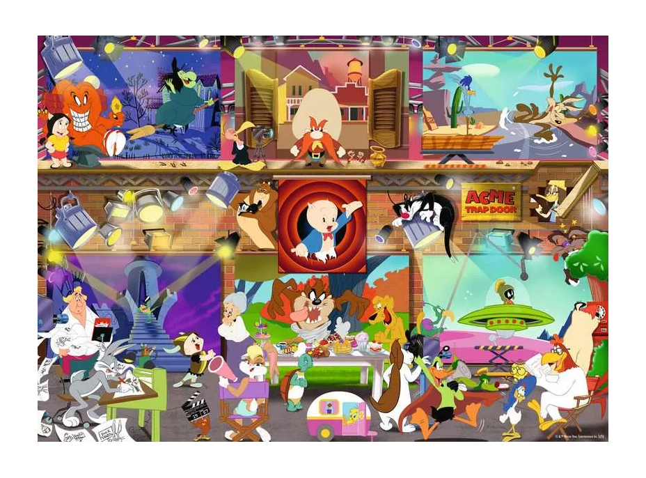 RAVENSBURGER Puzzle Looney Tunes Studio 1000 dílků