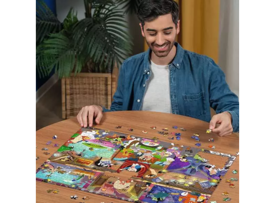 RAVENSBURGER Puzzle Looney Tunes Studio 1000 dílků