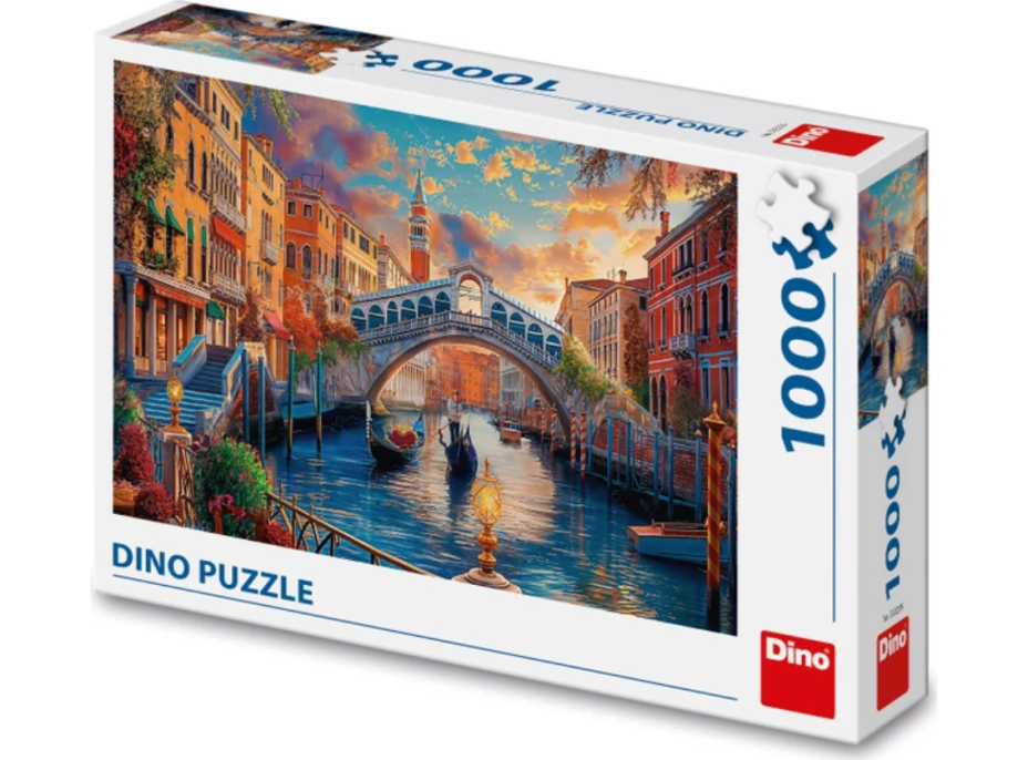 DINO Puzzle Malované Benátky 1000 dílků