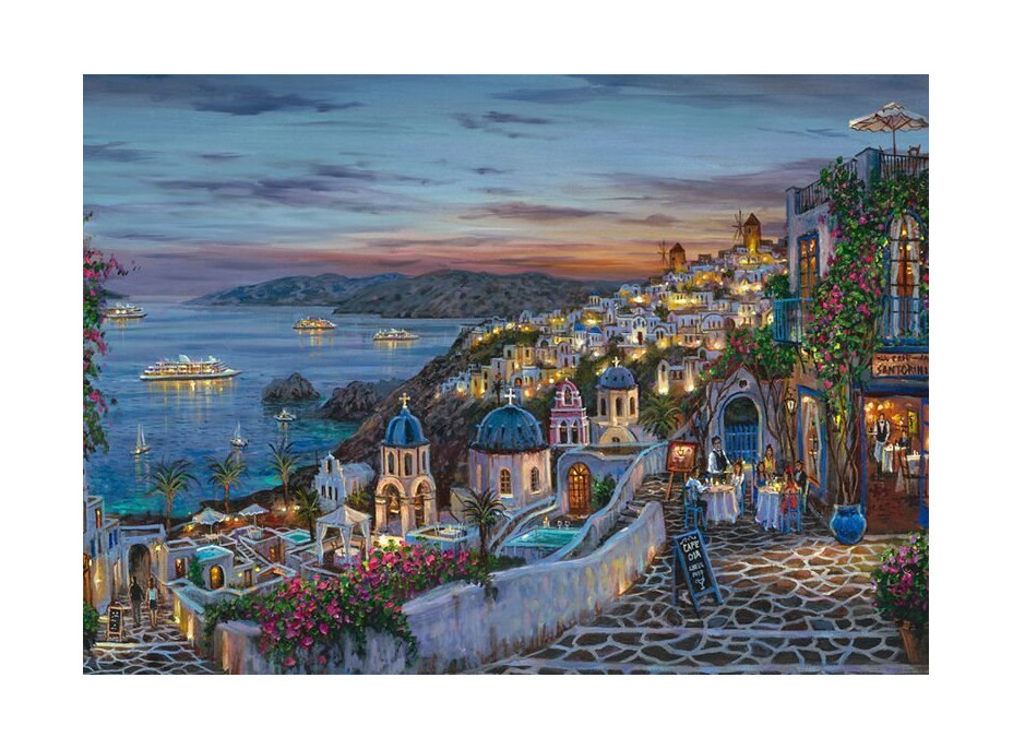 SCHMIDT Puzzle Západ slunce nad Santorini 1000 dílků