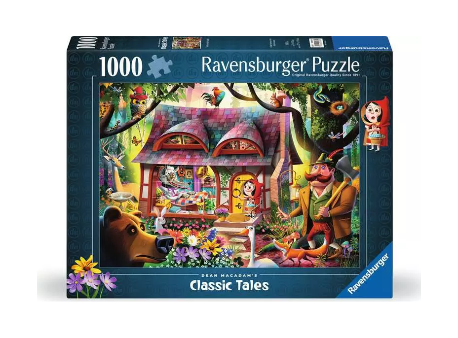 RAVENSBURGER Puzzle O Červené Karkulce 1000 dílků