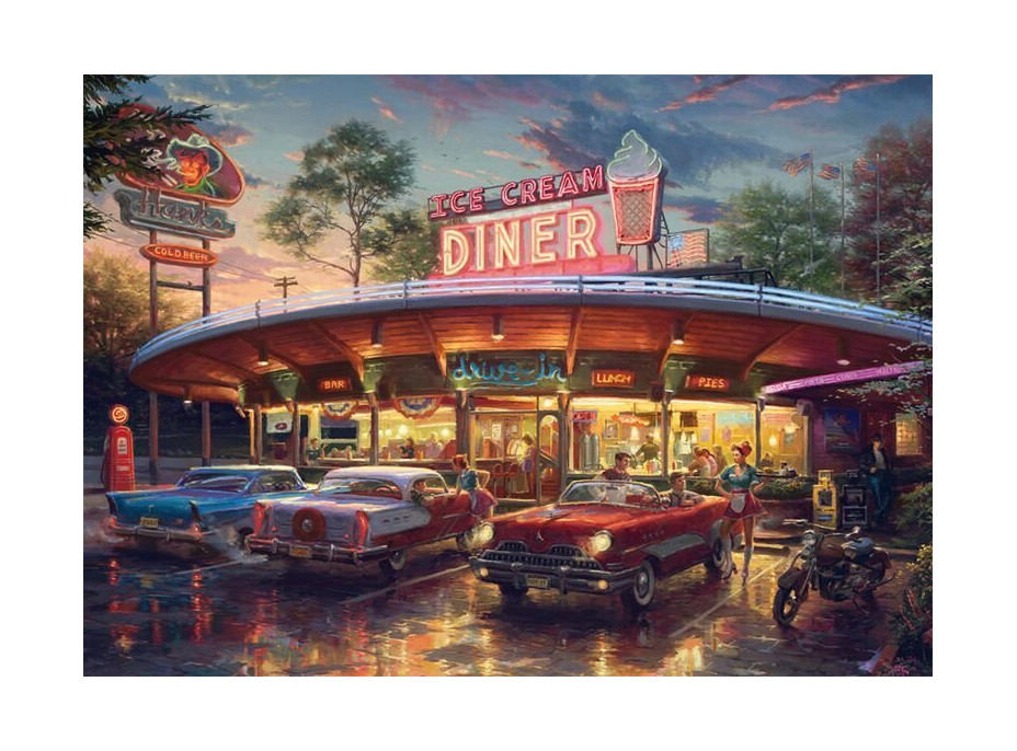 SCHMIDT Puzzle Americké bistro 1000 dílků