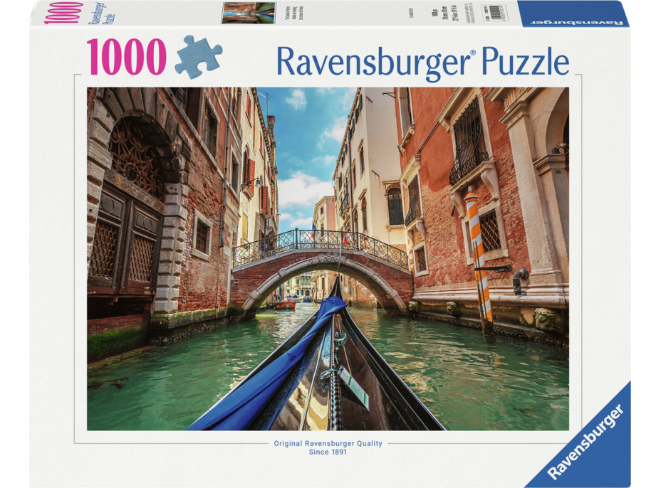 RAVENSBURGER Puzzle Plavba Benátkami 1000 dílků