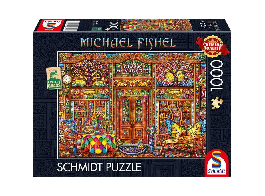 SCHMIDT Puzzle Skleněný zvěřinec 1000 dílků