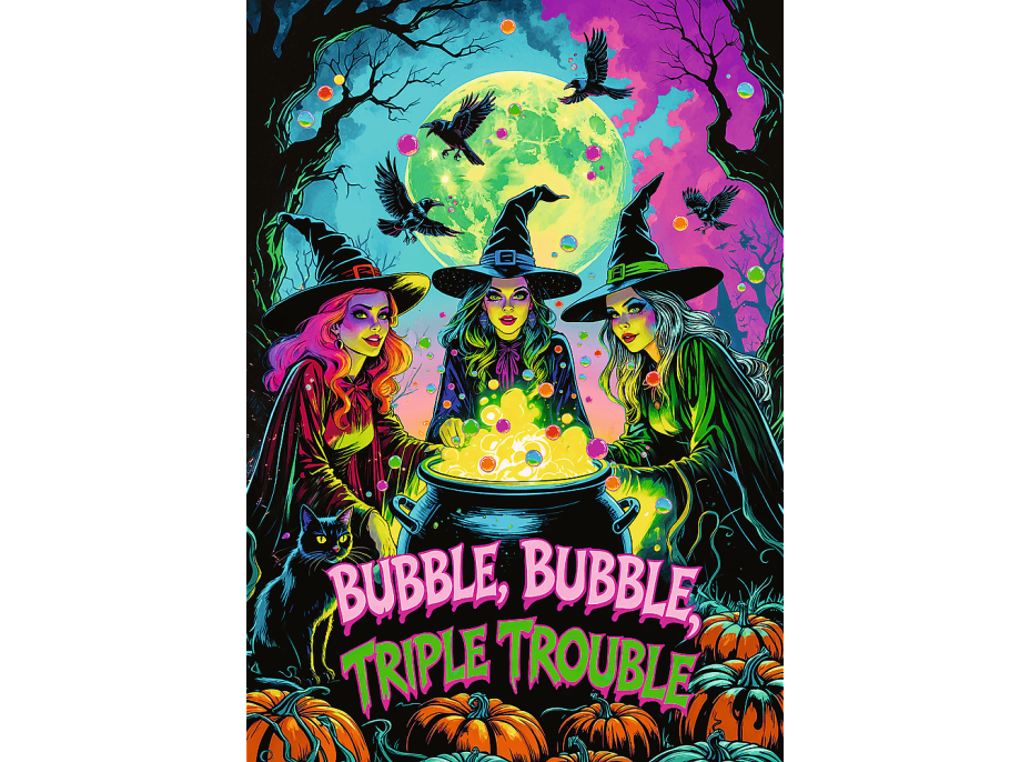 TREFL Puzzle Premium Plus Hall of Horror: Čarodějnice 1000 dílků