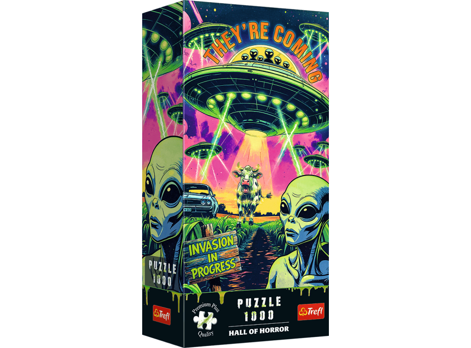 TREFL Puzzle Premium Plus Hall of Horror: UFO 1000 dílků