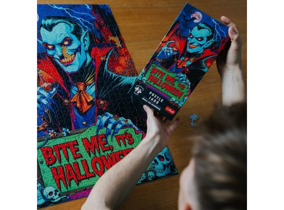 TREFL Puzzle Premium Plus Hall of Horror: Upír 1000 dílků