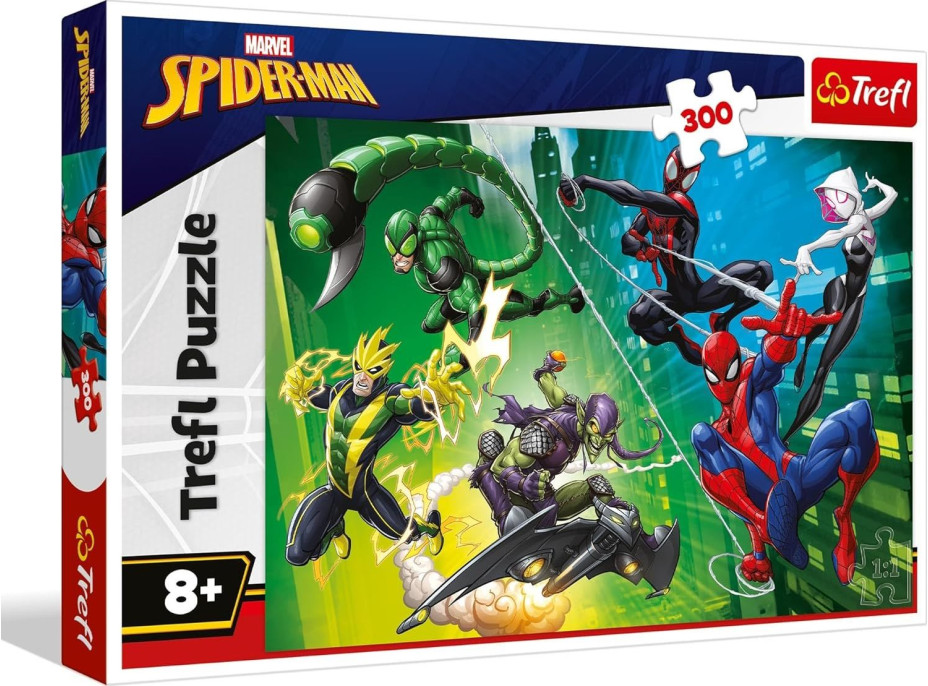 TREFL Puzzle Spiderman: V pavoučí síti 300 dílků