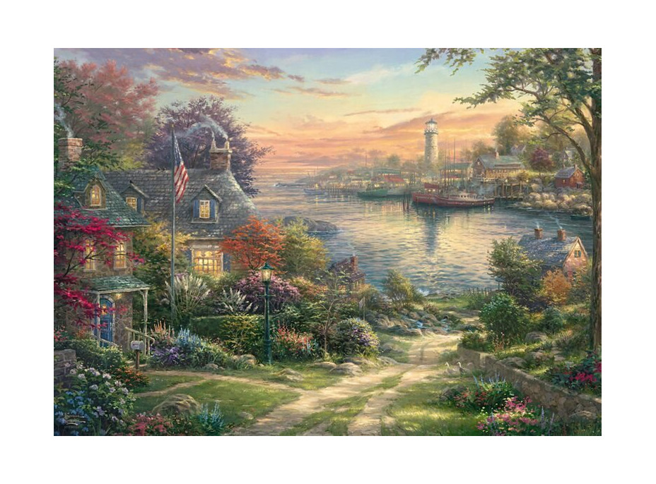 SCHMIDT Puzzle Přístav Nová Anglie 1000 dílků