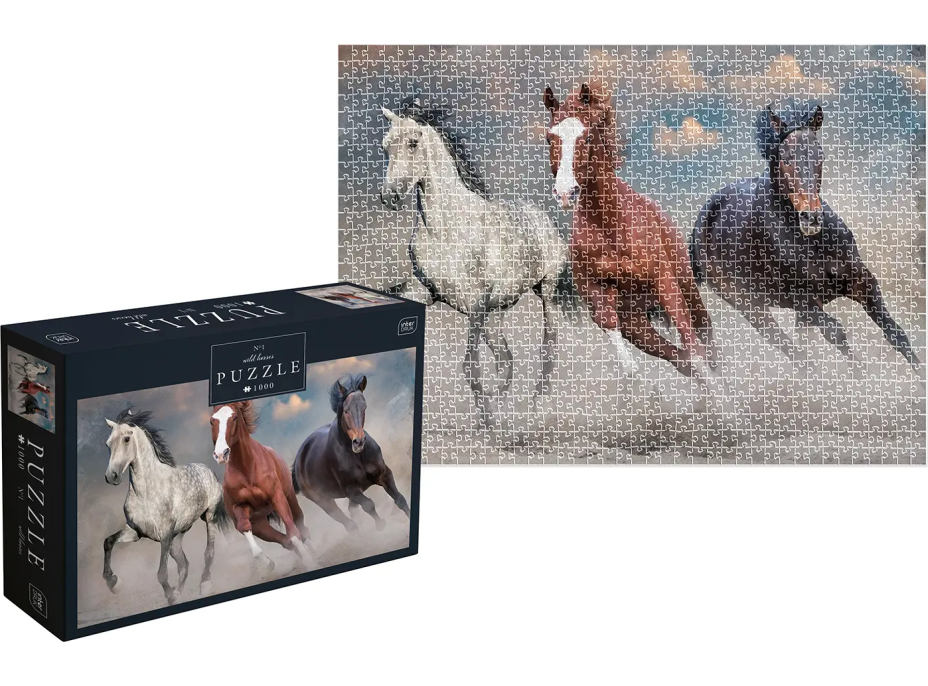 INTERDRUK Puzzle Wild Horses 1: Tři divocí koně 1000 dílků