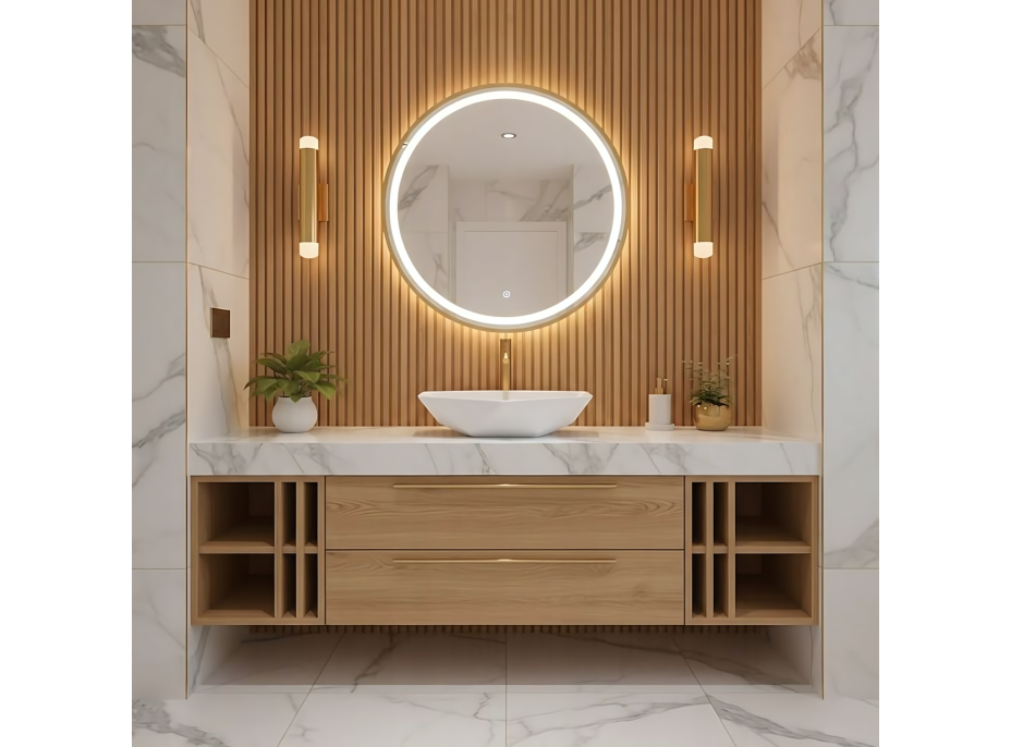 Keramické umyvadlo BESARO EURUS - bílé