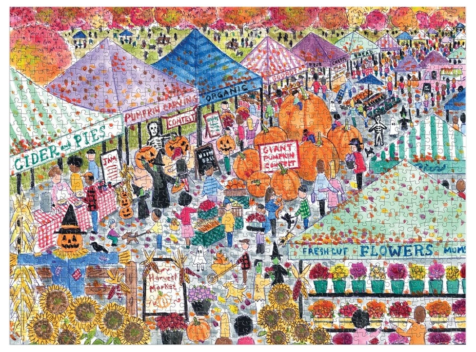 Galison Puzzle Trh podzimní úrody 1000 dílků