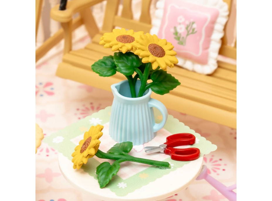 RoboTime 3D dřevěná skládačka Rozšíření pro miniatury domečků Terasa s houpačkou