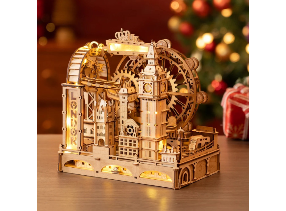 RoboTime 3D mechanická skládačka kuličkové dráhy Londýn