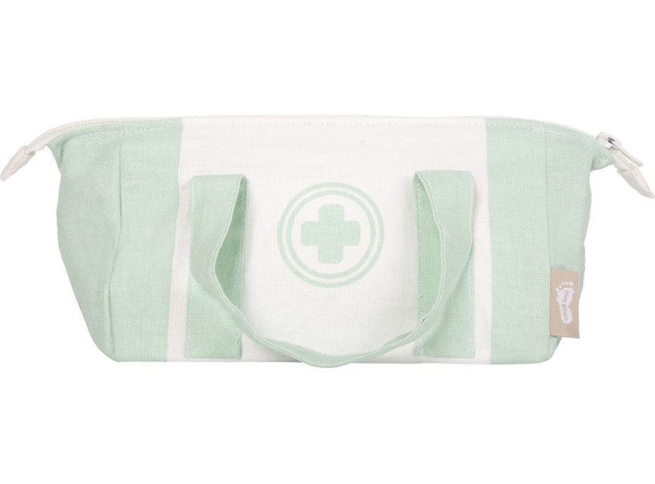small foot Doktorský set se zeleno-bílou lékařskou taškou