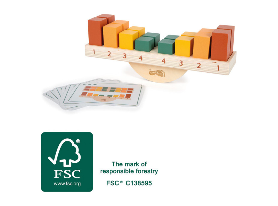 small foot Montessori balanční hra