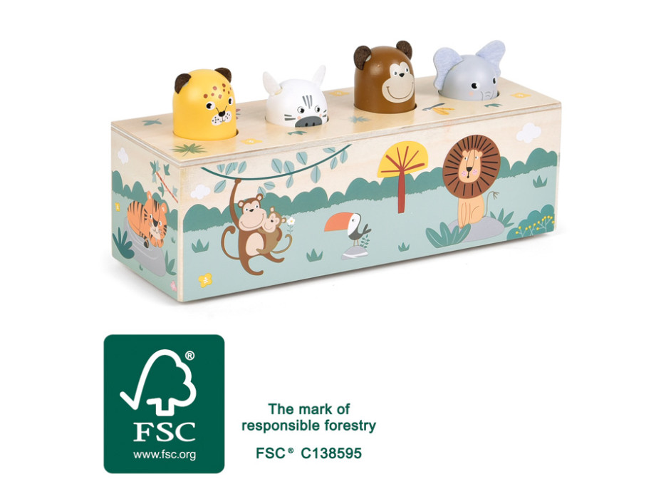 small foot Zvuková zatloukačka Safari