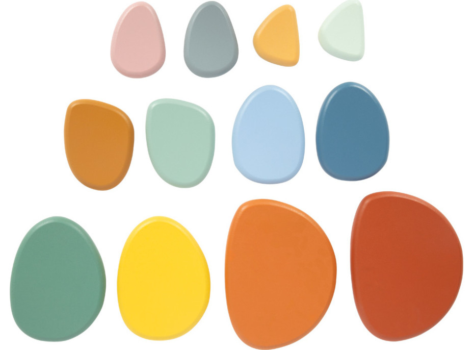 small foot Montessori říční kameny Balanční hra