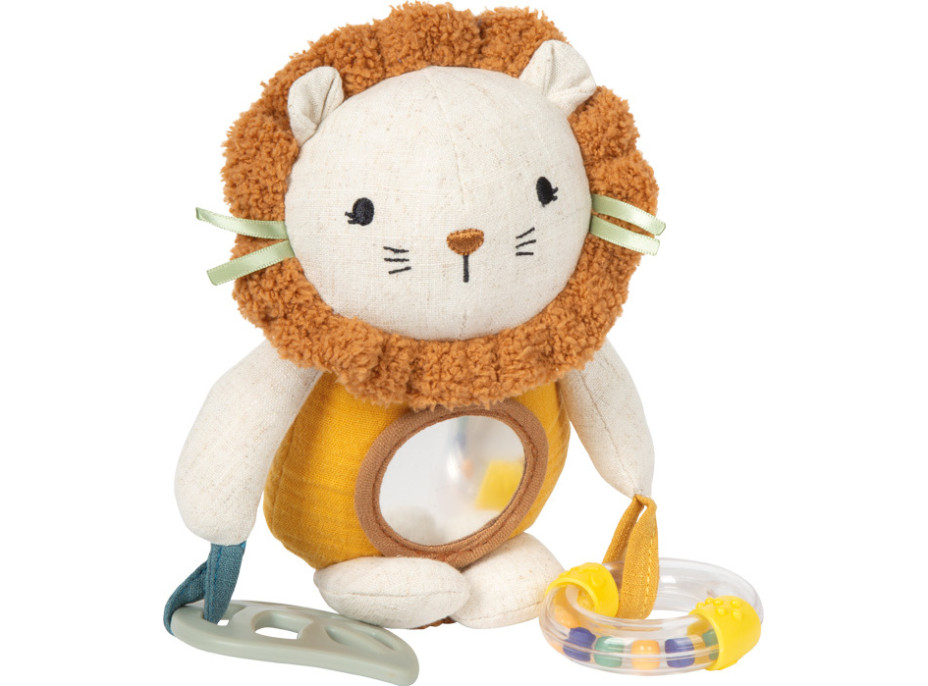 small foot Látkové chrastítko Lvíček k zavěšení