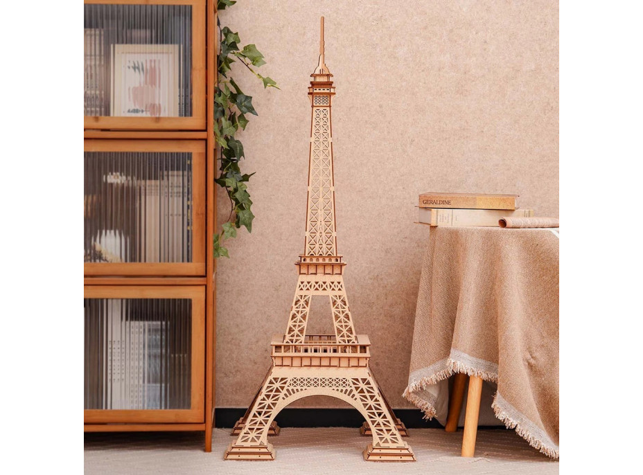 RoboTime 3D dřevěná skládačka Eiffelova věž velká