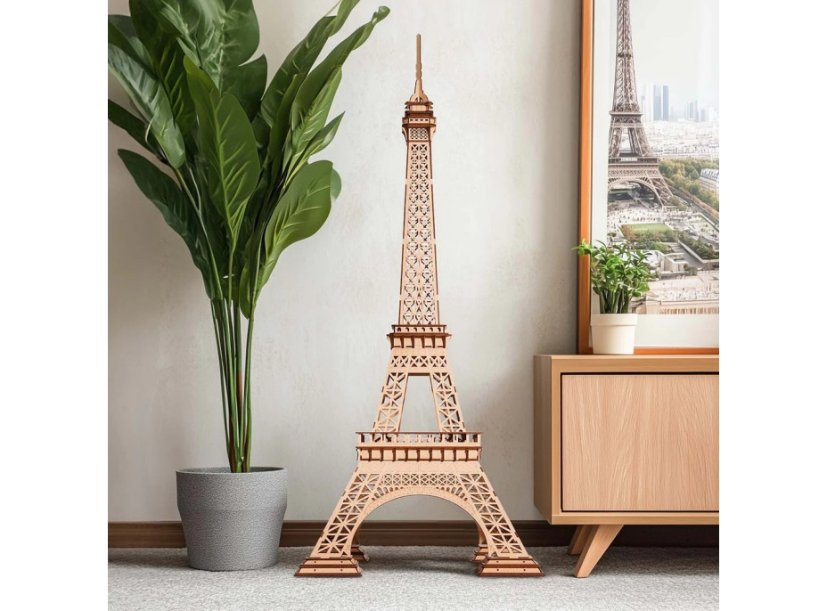 RoboTime 3D dřevěná skládačka Eiffelova věž velká