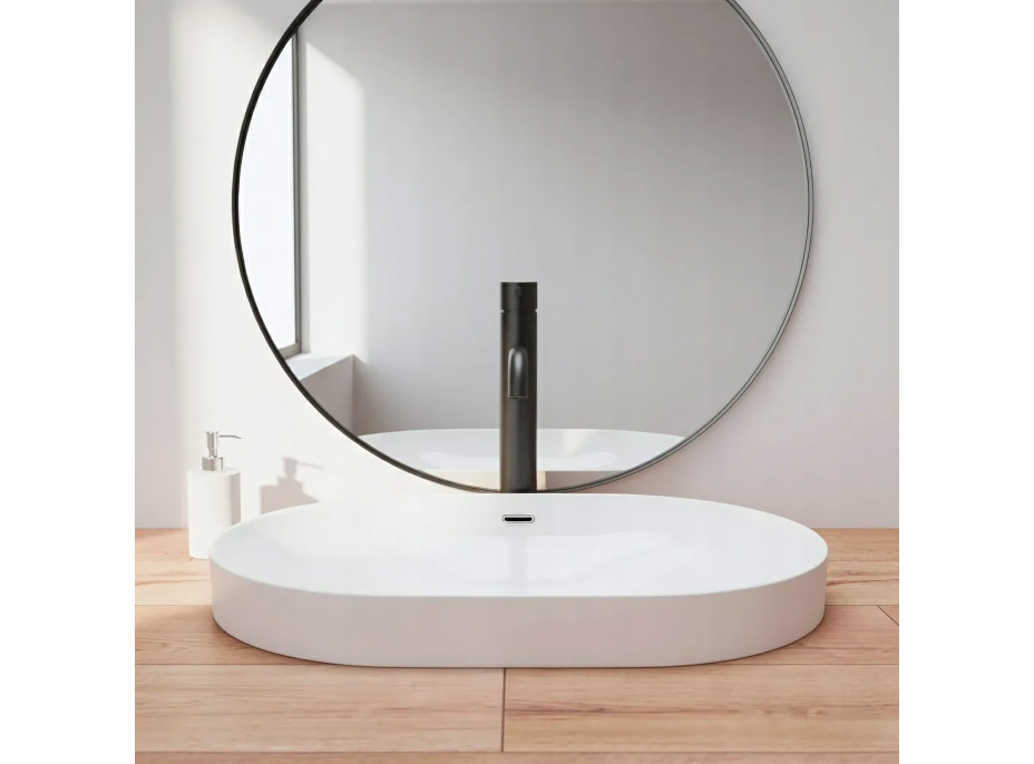 Keramické umyvadlo BASARO TERRA - bílé