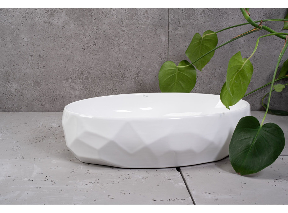Keramické umyvadlo REA MAYA- bílé