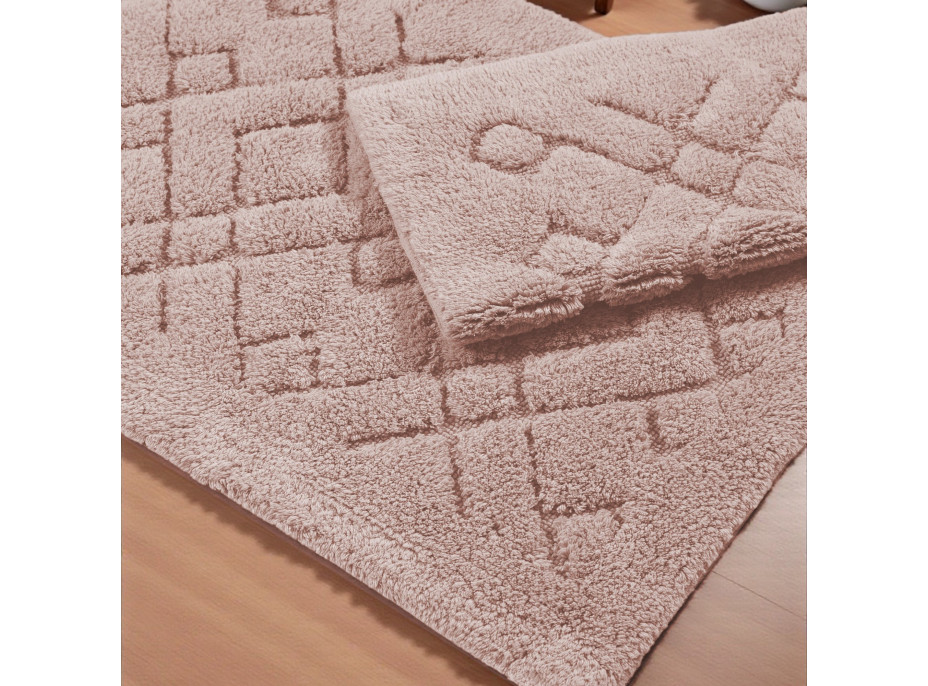 Koupelnová předložka BOSTON 12 - růžová