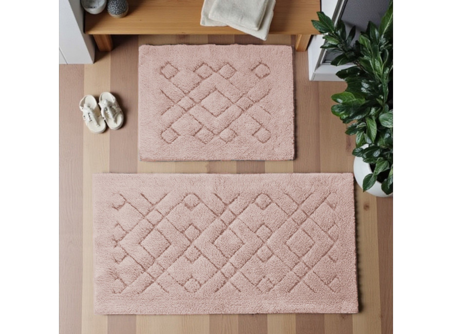 Koupelnová předložka BOSTON 12 - růžová