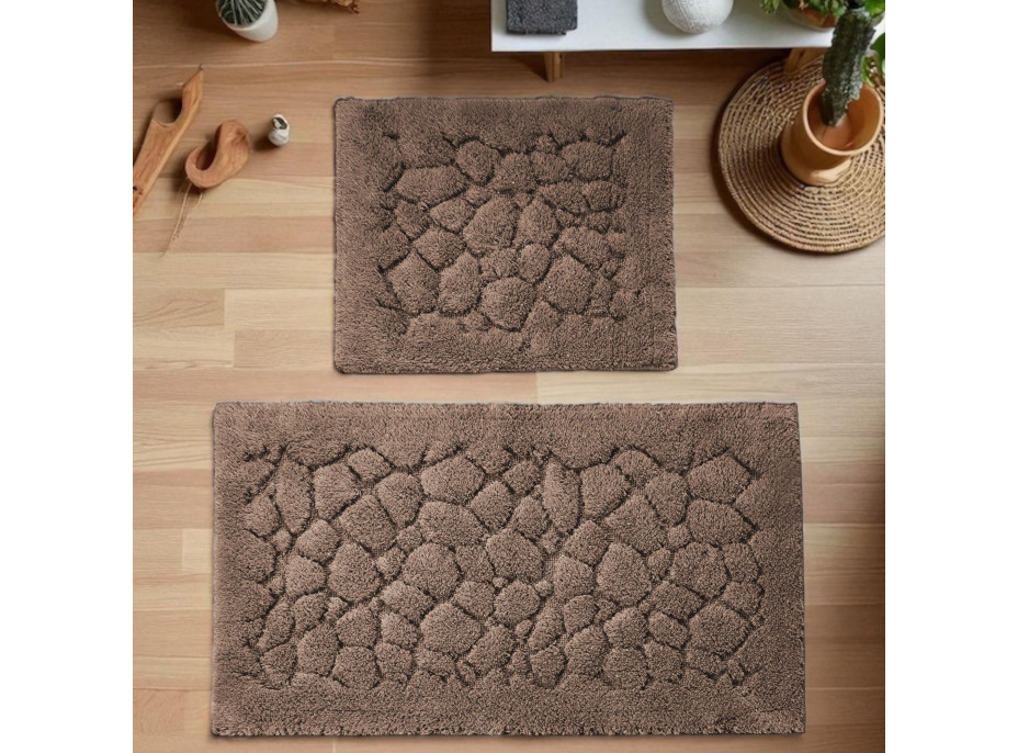 Koupelnová předložka BOSTON 10 - hnědá