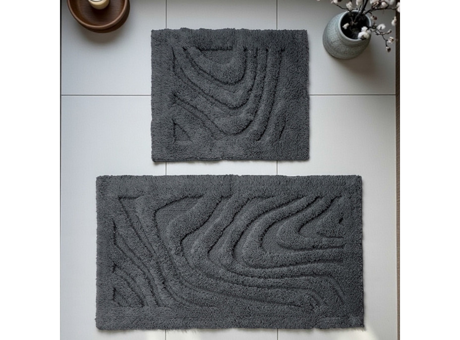 Koupelnová předložka BOSTON 11 - grafitová