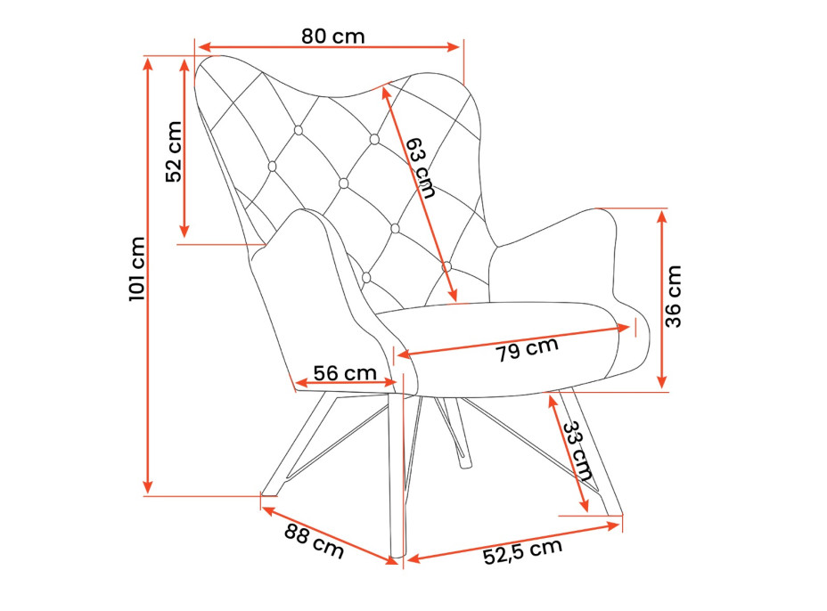 Křeslo MARION (více variant)