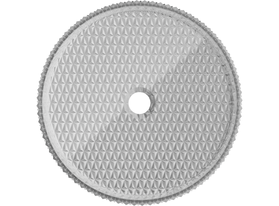 Skleněné umyvadlo MEXEN AURA - křišťálový vzor - šedé, 24013966