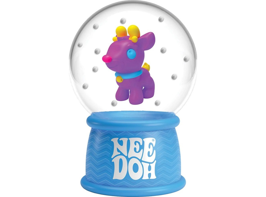 Schylling NeeDoh Vánoční sněhová koule mačkací