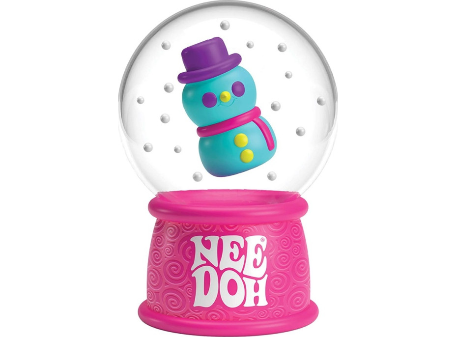 Schylling NeeDoh Vánoční sněhová koule mačkací